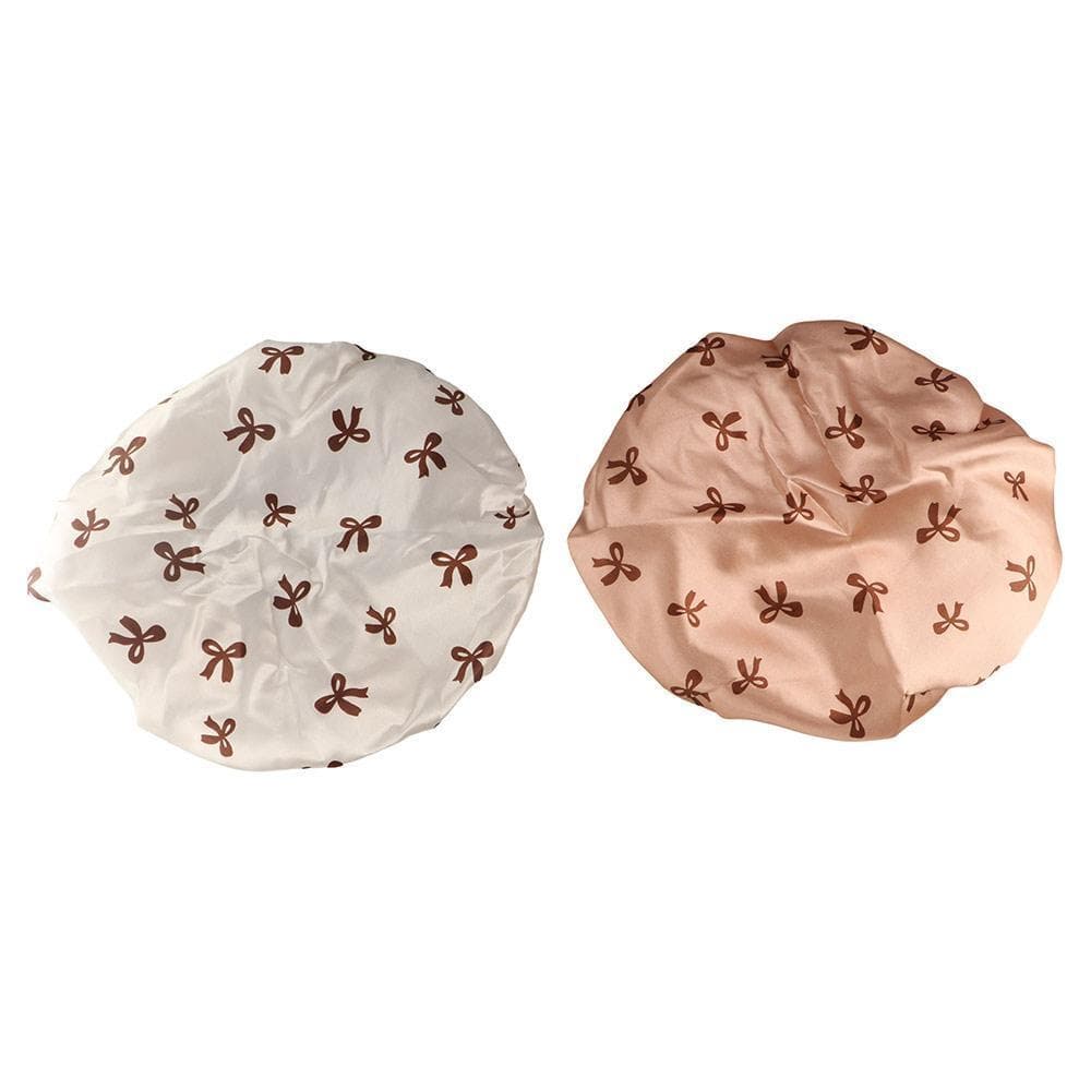 Toucas De Banho De Camada Dupla , Com Design Elegante E Antiincrustantes , Touca De Shampoo À Prova D'água Reutilizável