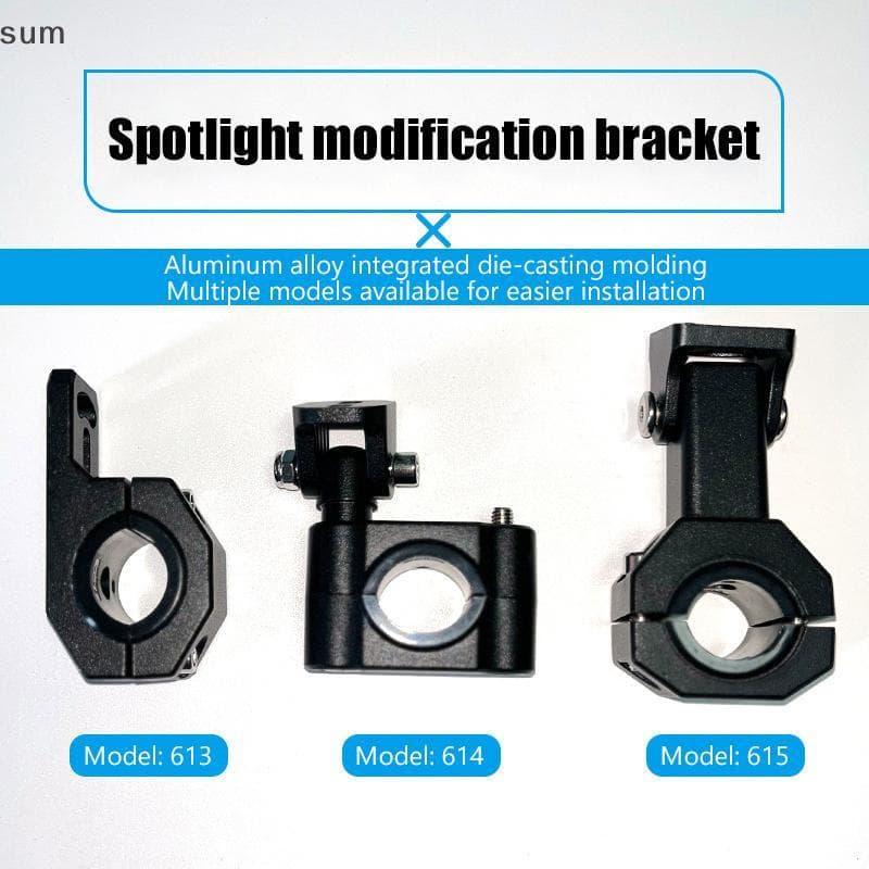 [sum] 1pc Montagem Da Motocicleta Braet Farol Holofote Universal Luz De Nevoeiro Titular Acessórios BR
