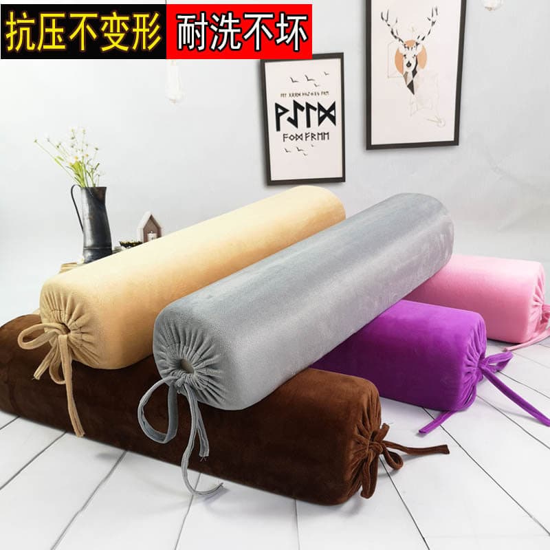 Esponja pé travesseiro salão de beleza massagem cama pé almofada apoio para os pés das mulheres grávidas pé cilíndrico p