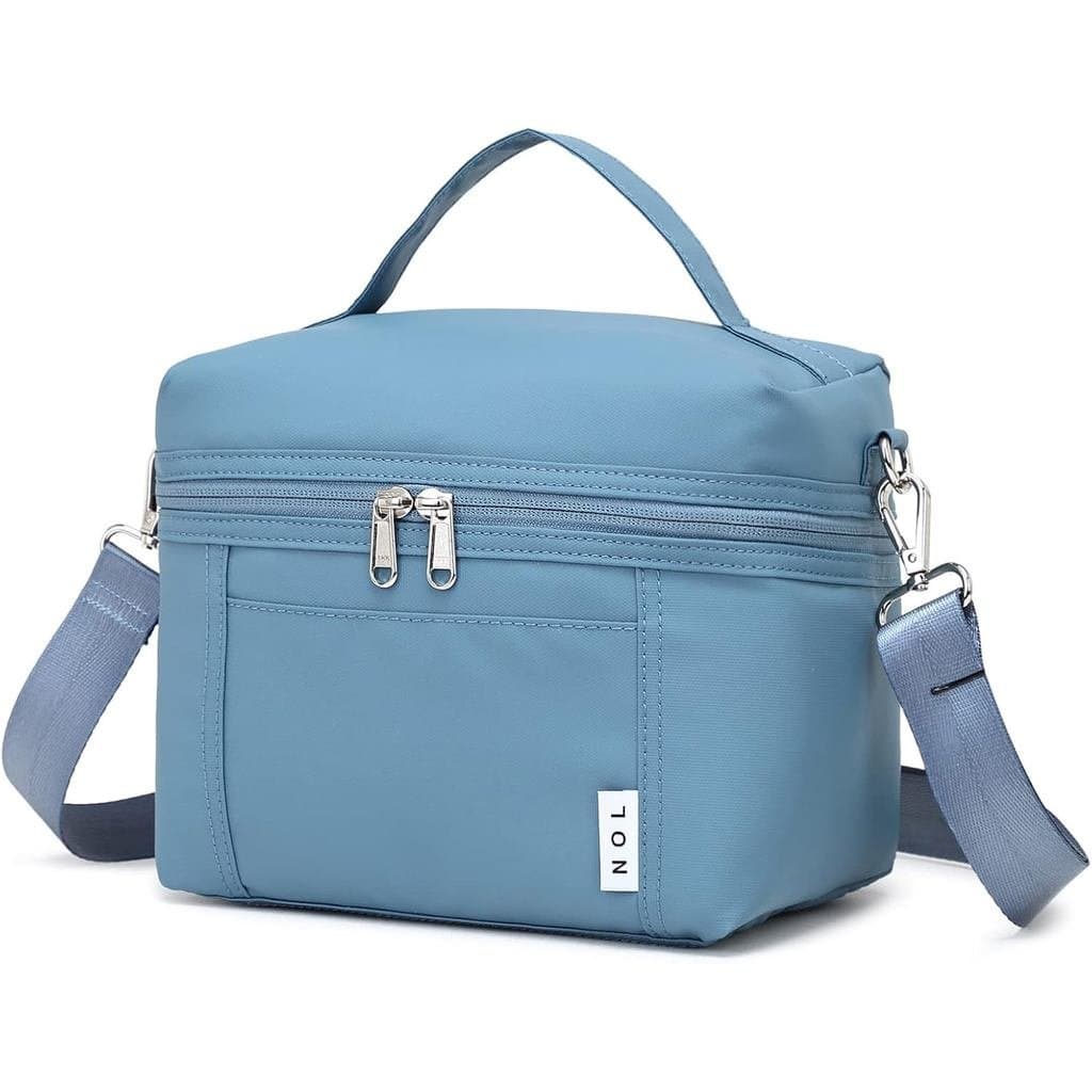 NOL Natural Organic Lifestyle, todas as bolsas térmicas para almoço para mulheres, bolsa térmica leve de nylon à prova d