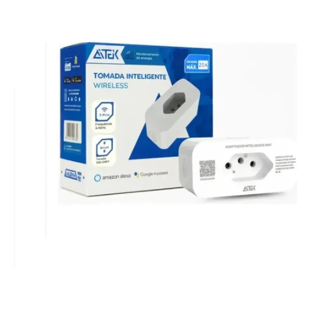 Adaptador Tomada Inteligente 20a Bivolt Wi-fi Aikino
