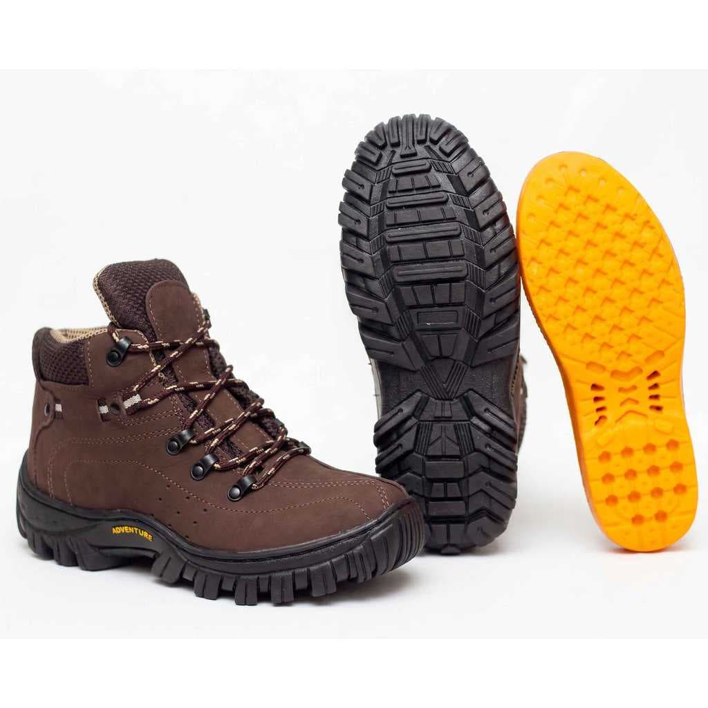 Bota Masculina Adventure Coturno Oferta Bota de Couro Envio Rápido