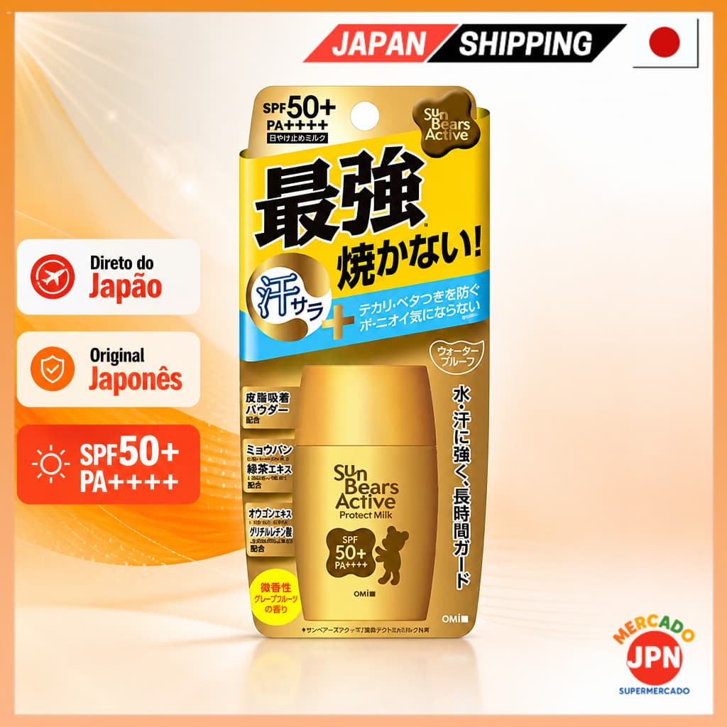 Sun Bears Leite Protetor Active Protect Direct from JAPAN