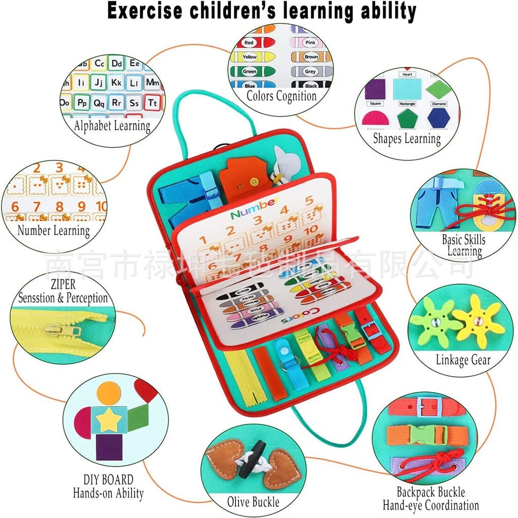 Adequado Para Prancheta De Aprendizagem Infantil , Placa De Educação De Brinquedo Educacional De Feltro