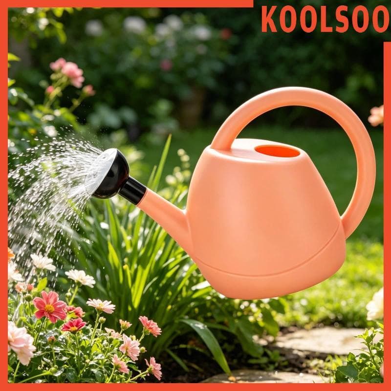 [Koolsoo] Equipamento De Jardinagem Regador De 1.5L Chaleira De Flores Reutilizável Para Crianças Em Ambientes Internos