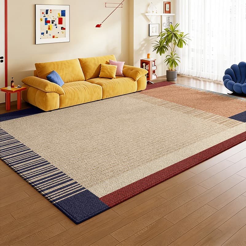 [Novo produto] Baohaus Tapete Sala de estar High-End Estilo Retro Tamanho Grande Círculo Tapete de Lã Decorativo Sala Re