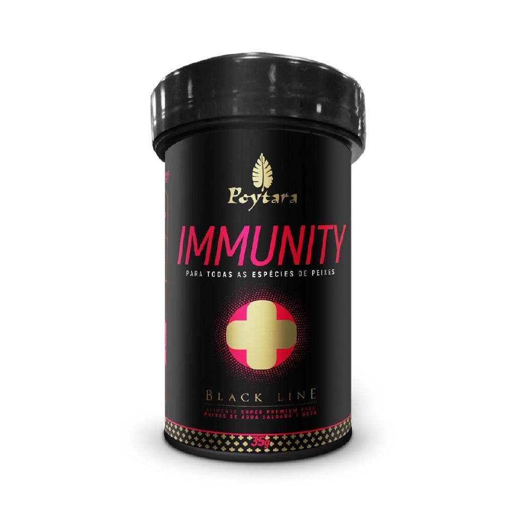 Ração Poytara Immunity Black Line para Peixes 35g