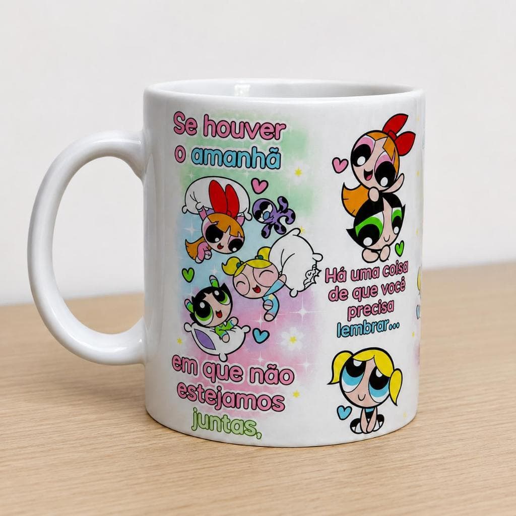 Caneca super poderosas presente para amiga personalizada
