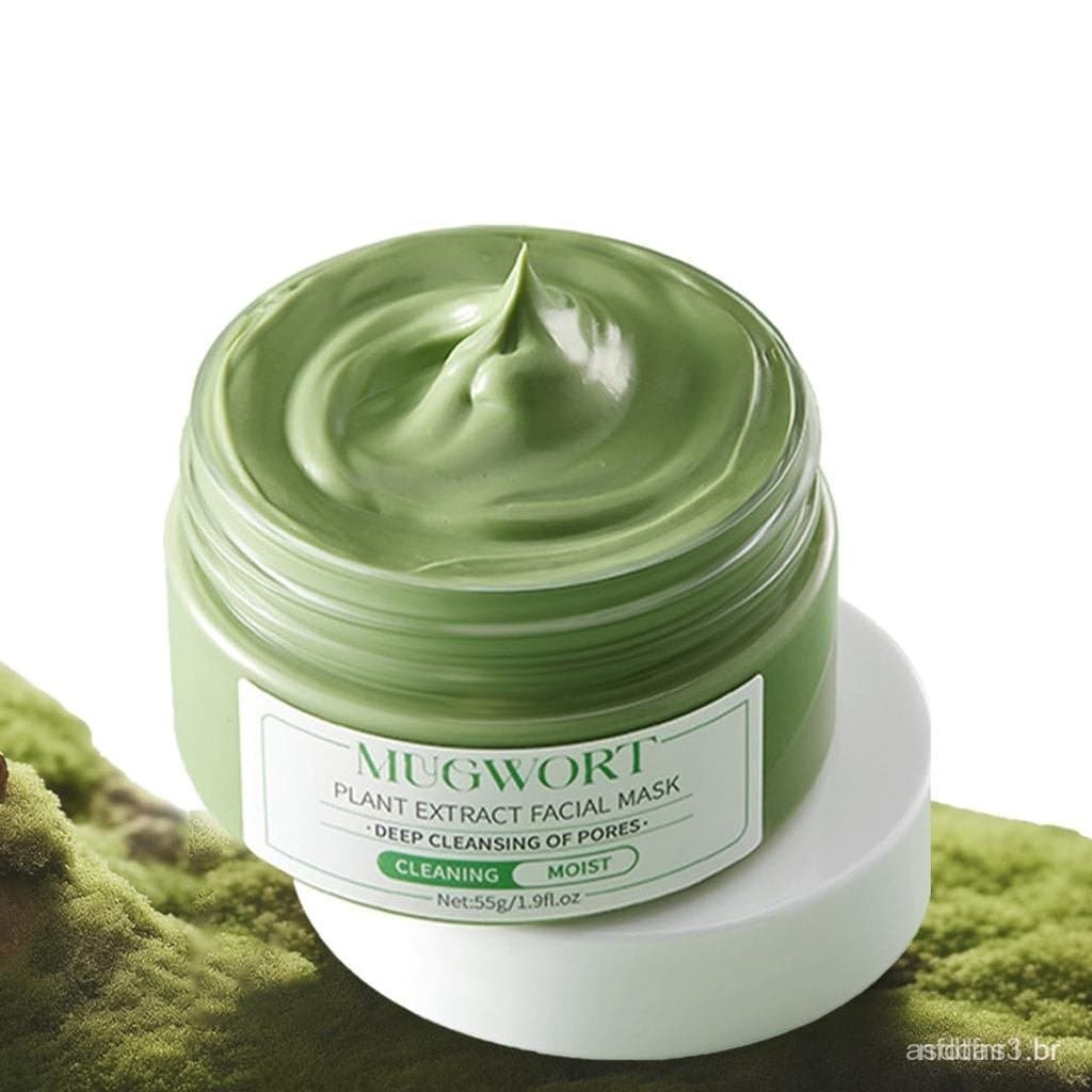 Máscara de Artemísia (para pele sensível) – 1,9 fl.oz Máscara para poros profundos, contém essência de artemísia, Argil
