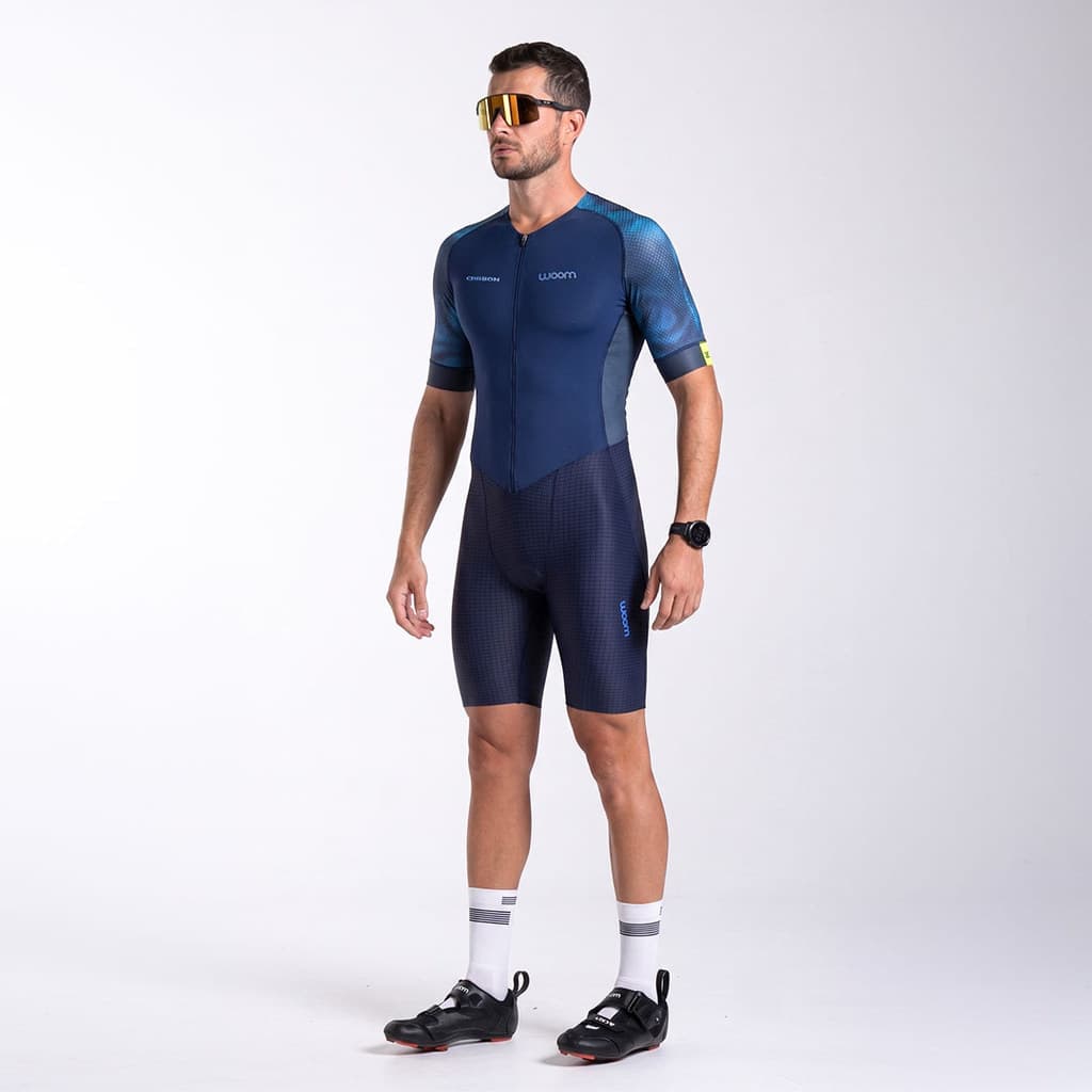 Macaquinho Triathlon c/ manga Carbon Revolution Woom
