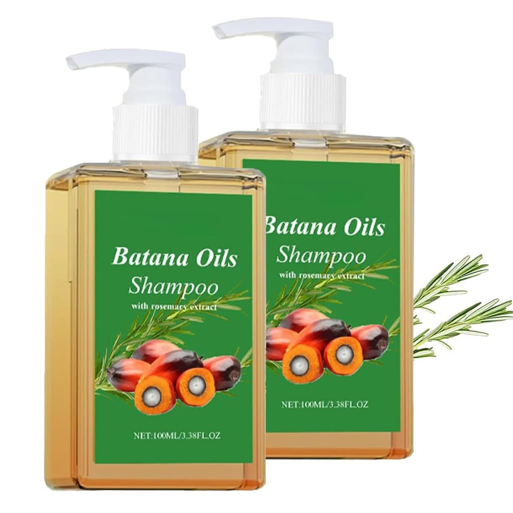 Shampoo 100% Óleo de Batana, 100% Óleo de Alecrim, Shampoo de Batana para Queda de Cabelo, Nutre e Regenera o Cabelo - M