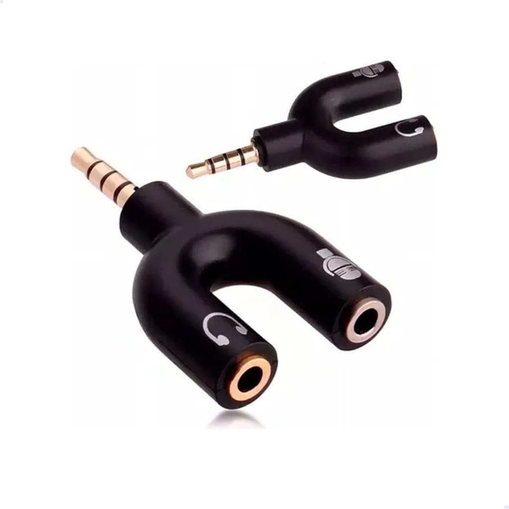 ADAPTADOR AUDIO TOMATE P3 PARA 2 P2 MTC-301