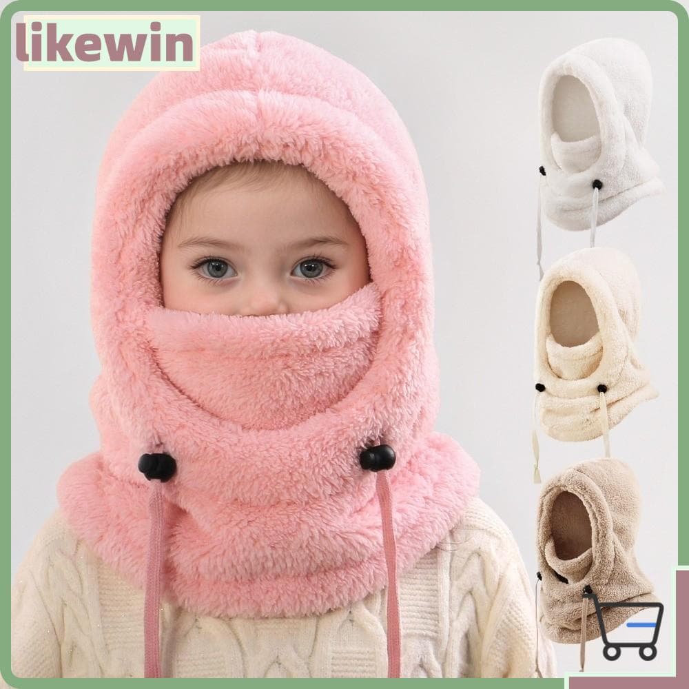 Cachecol De Chapéu De Peça Única KIND , Chapéus Balaclava Quentes À Prova De Vento , Boné De Proteção De Orelha De Pelúc