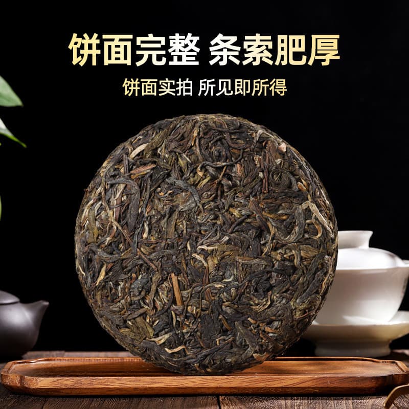 Chá Pu'er com orelha de gato Chá cru 100g Yunnan Yibang Chá de árvore antiga para beber bolo de chá geral cru