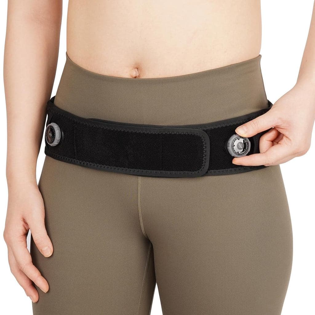 Cinta de Suporte Ajustável com Botão para Articulação Sacroilíaca (SI) para Mulheres e Homens - Cinta de Compressão Pélv