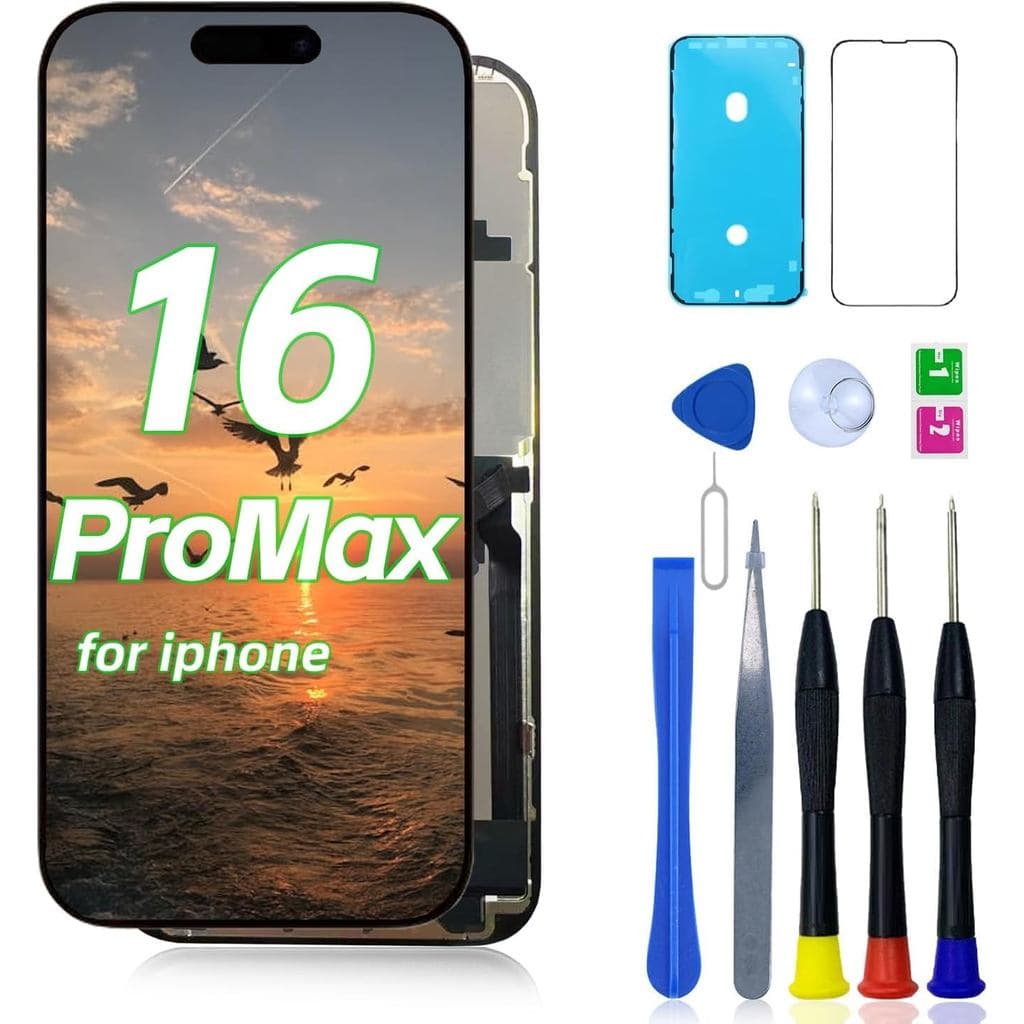 Tela de Substituição Incell para iPhone 16 Pro Max, Display LCD Incell para iPhone 16 Pro Max, Digitalizador de Tela de