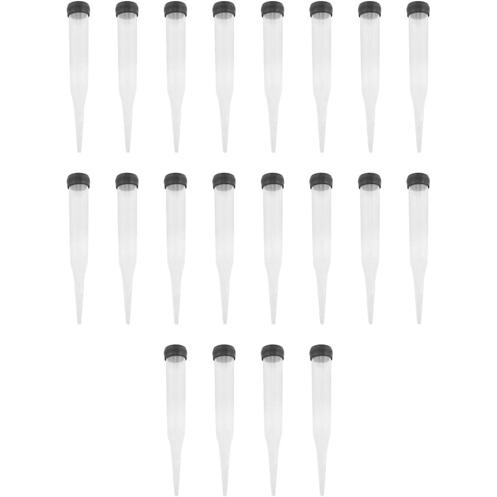 JCBIZ 20PCS Tubos de Água Florais de 110mm, Tubos de Armazenamento de Água, para Orquídeas, Tubos de Nutrição para