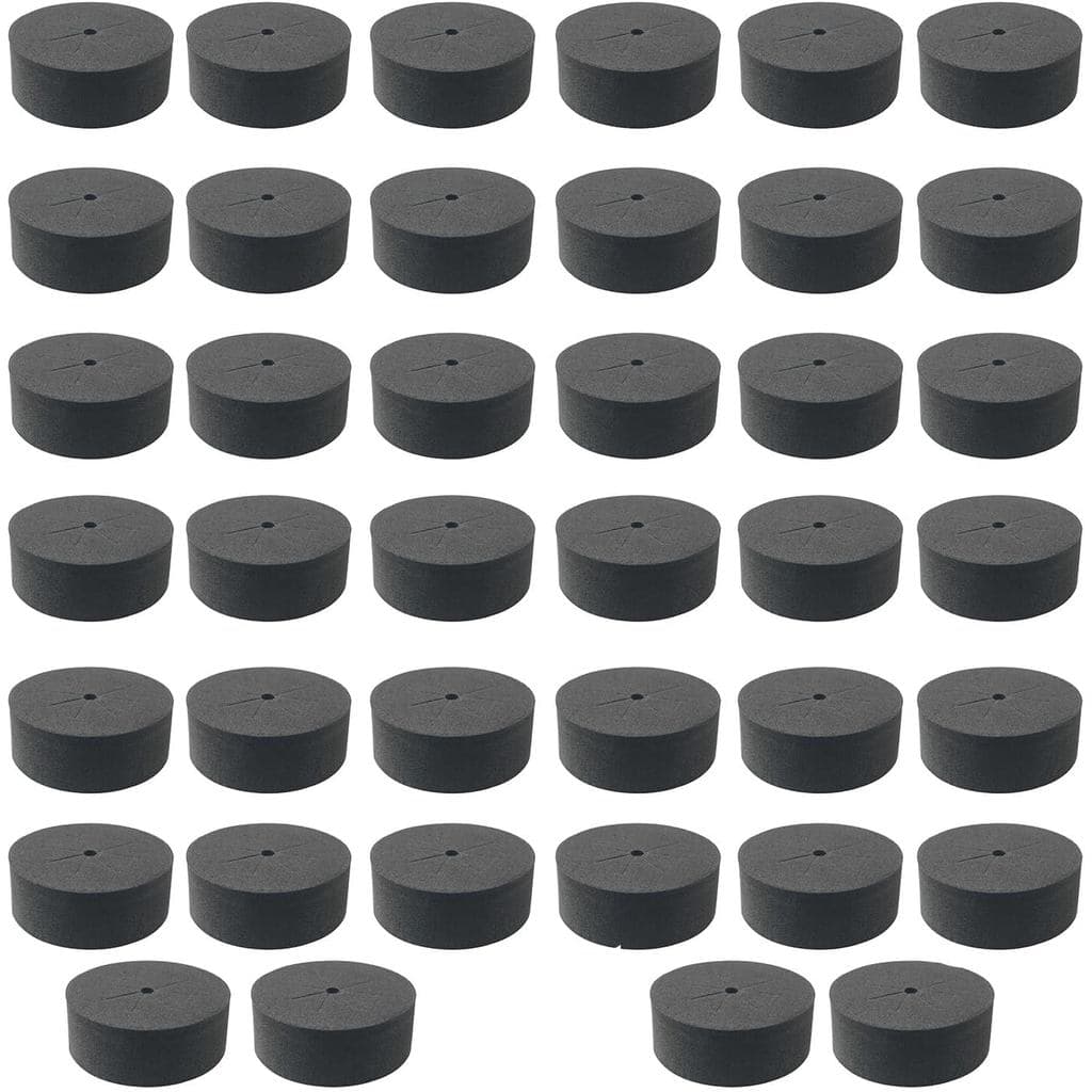 CHENJIN 40 Peças Colar de Clonagem Hidropônico de 2 Polegadas, Espuma Premium Absorvente de Água, Compatível com Copos d
