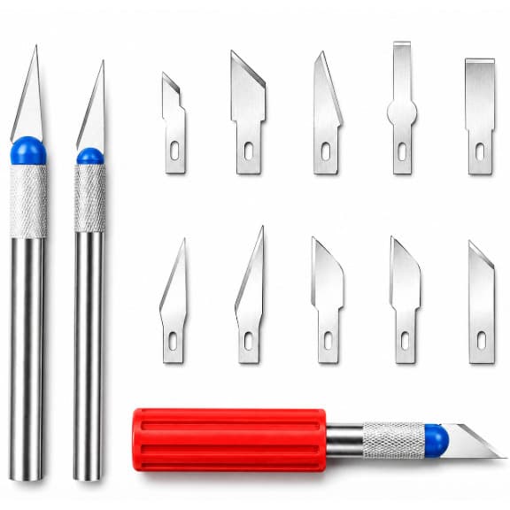 Kit Estilete Precisão Profissional 16 Peças Artesanato Hobby