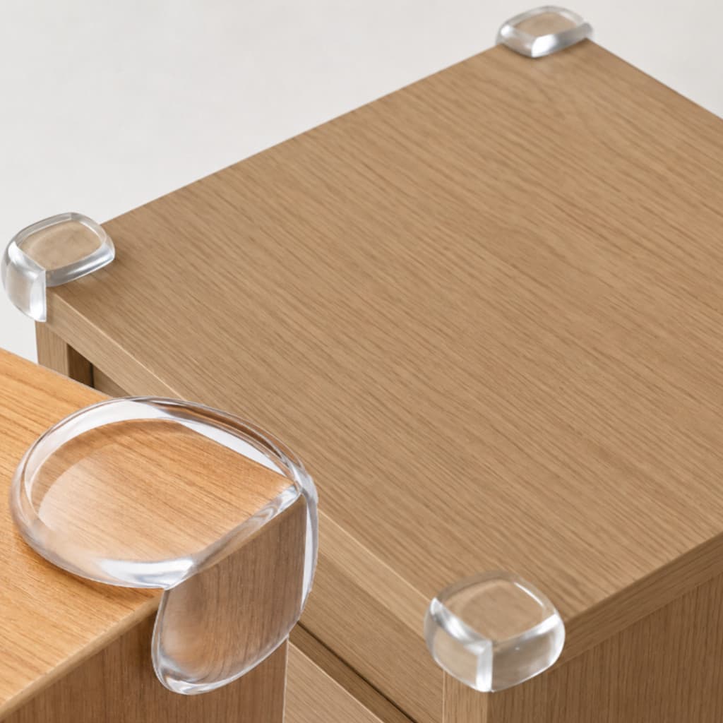 Cantoneira Protetor De Quina Para Mesa Canto Proteção Bebê Cor Transparente
