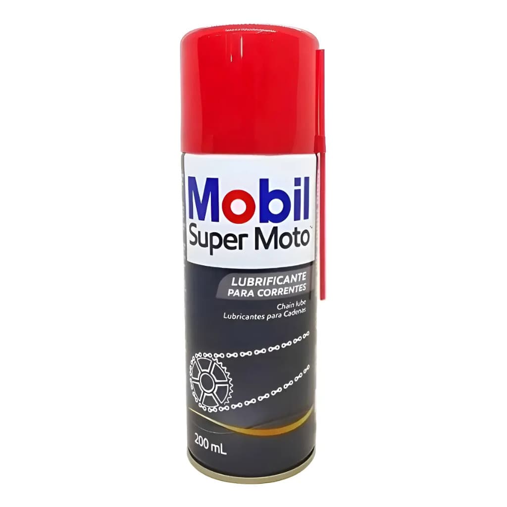 Lubrificante De Corrente Moto Spray Mobil Super Moto Chain Lube