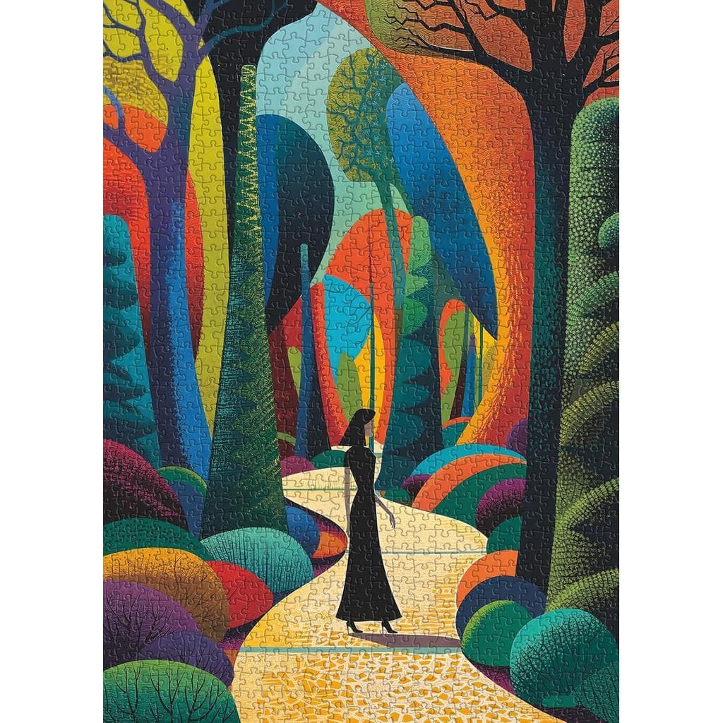 1.000 peças de quebra-cabeça adulto, quebra-cabeça feminino de arte geométrica, quebra-cabeça adulto de arte moderna geo