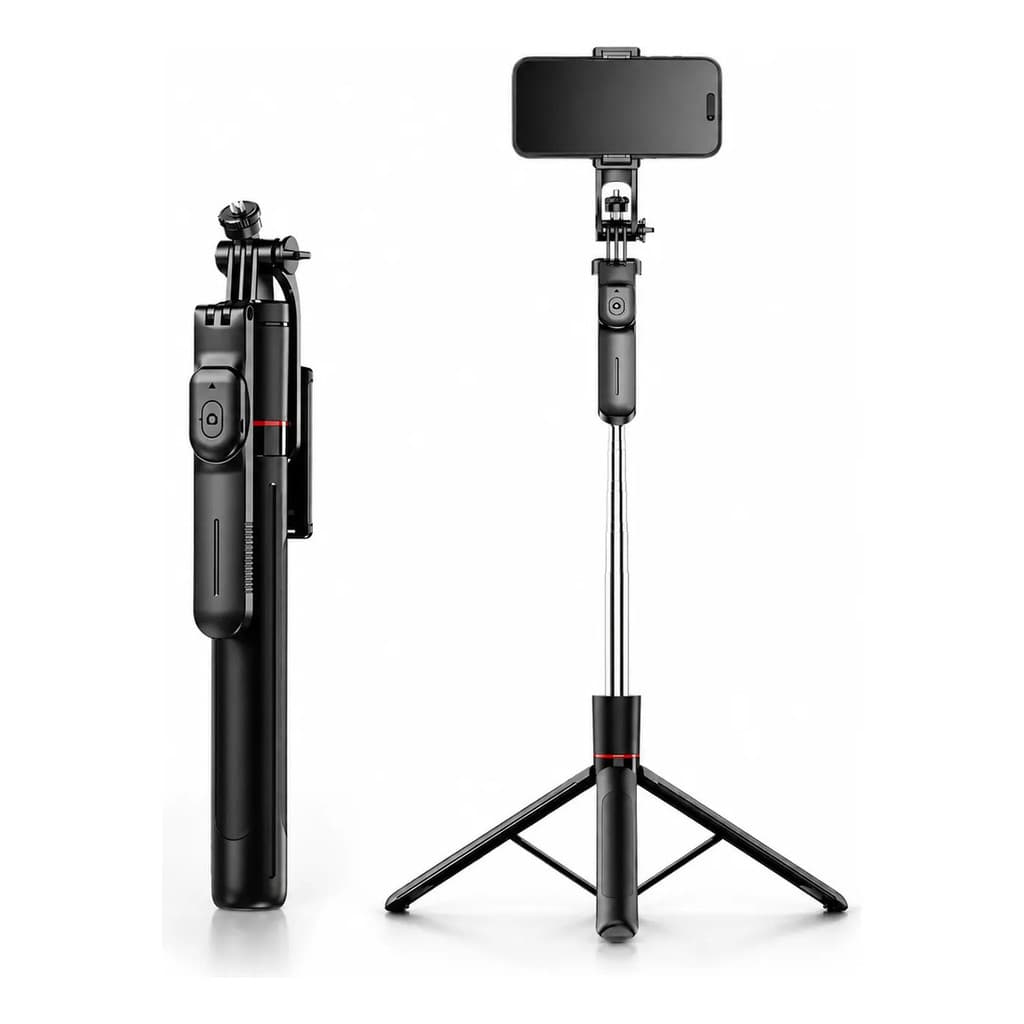 Tripé Pedestal 2m Para Celular Com Controle Bluetooth Bastão