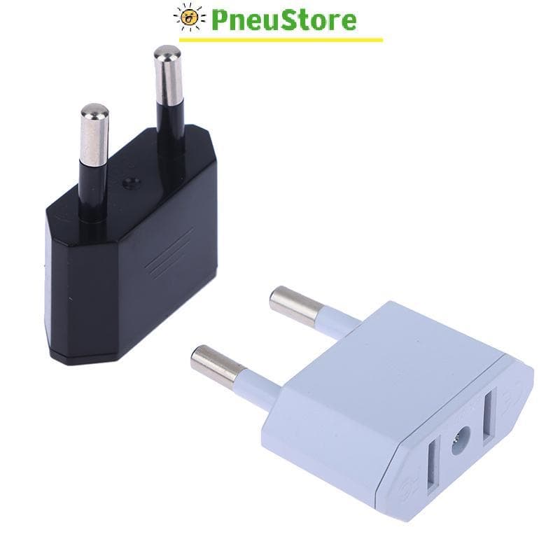 haostone 2 Pçs Adaptador Da Ue Conversor De Viagem Americano China Eua Para Plug Euro Elétrico AC Soet tiu9