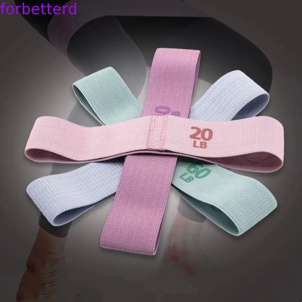 Faixas Elásticas De Tecido Para Ioga , Faixa Elástica De Resistência De Nível Diferente , Fitness Círculo