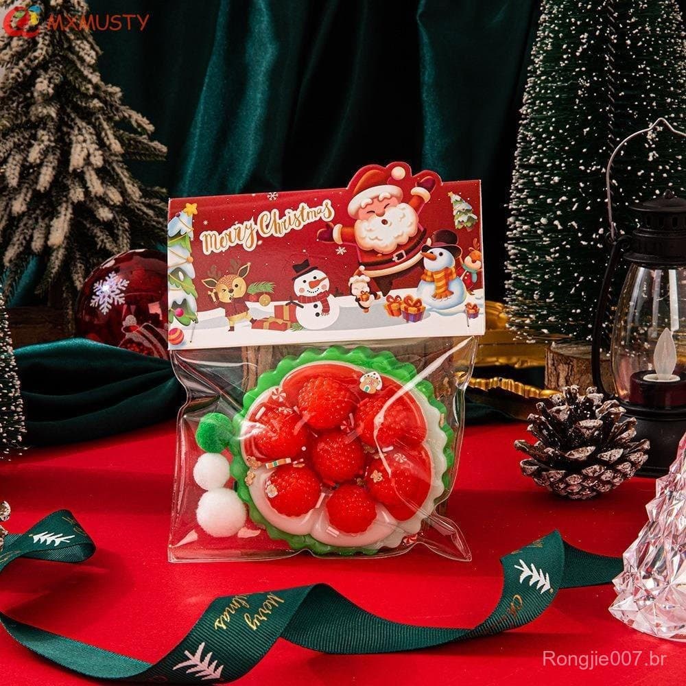 Brinquedo De Apertar Para Gato MXMUSTYZA , Boneca Macia De Desenho Animado Natal , Elástico Série De Comida De Pizza Waf