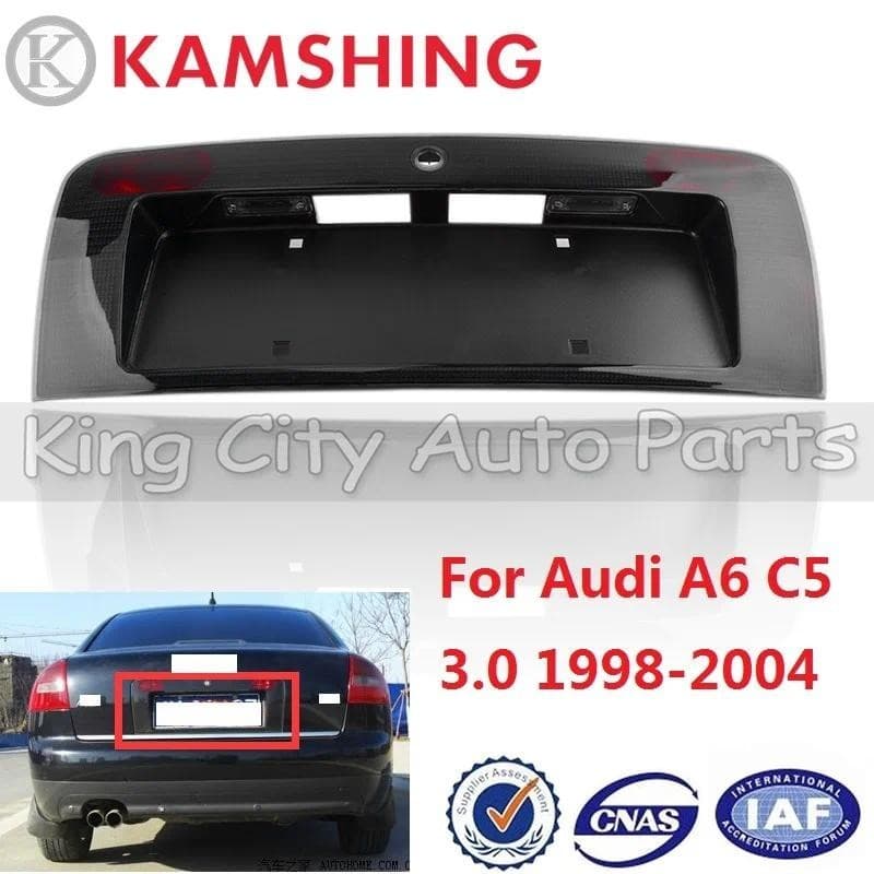 CAPQX Para Audi A6 C5 3.0 1998-2004 Número Traseiro Do Carro Luz Quadro Placa De Licença Suporte Da Lâmpada 4C5 945 695A