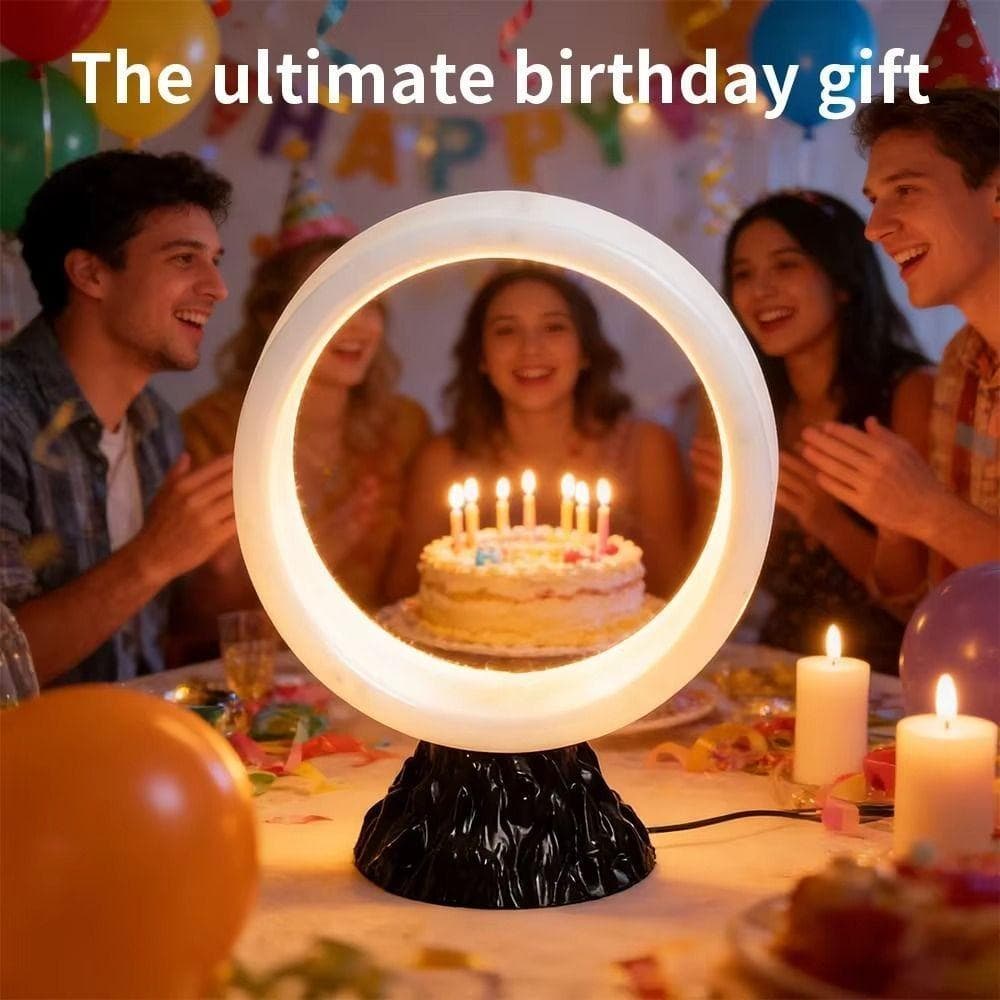 Candeeiro De Mesa Inteligente , Luz Noturna LED Com Eficiência Energética De Design Circular , Lâmpada Mudança De Cor De
