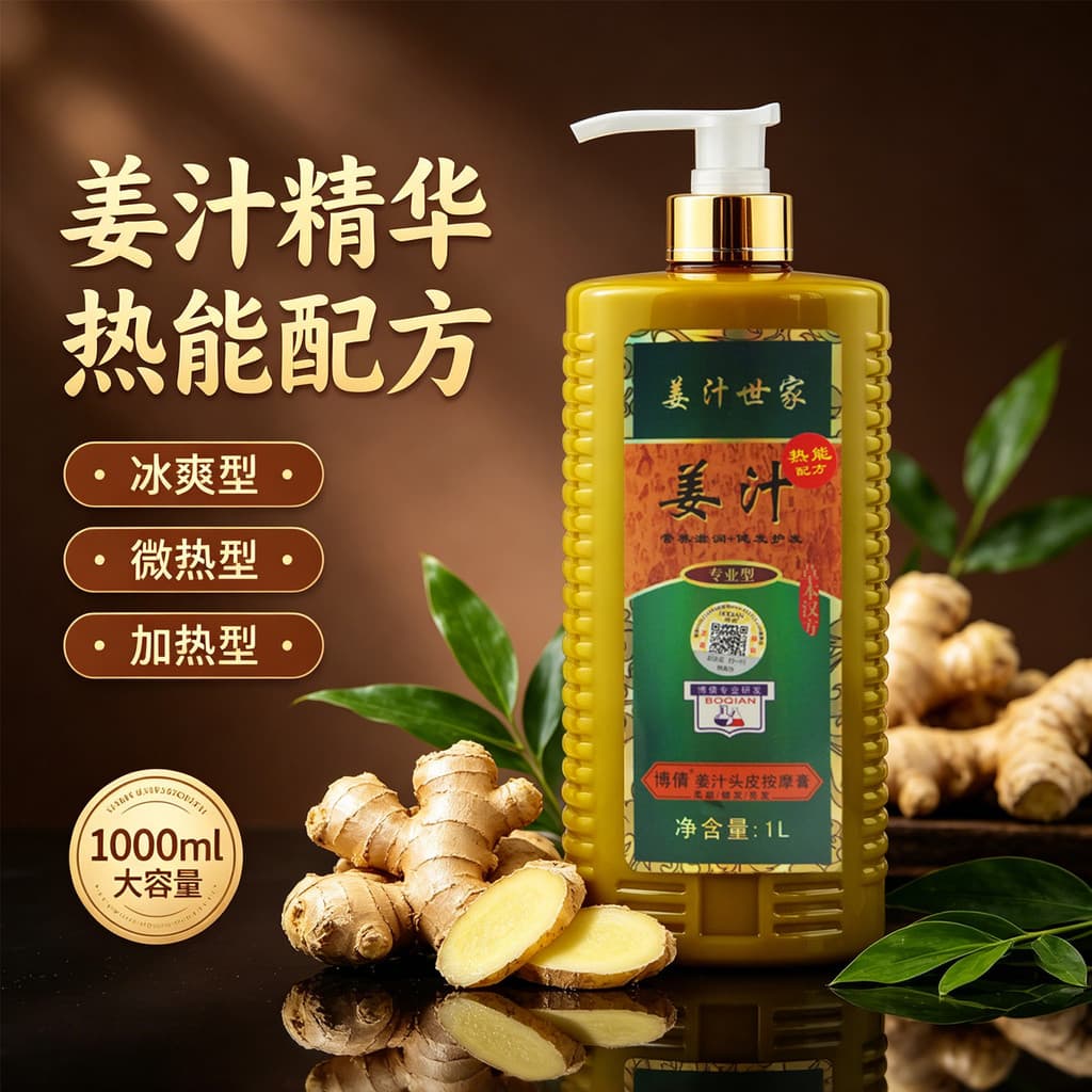 Salão de beleza Gengibre Cabeça Massagem Creme Cuidados com os Cabelos Suco de Gengibre Saúde Couro Cabeludo Dedicado Aq