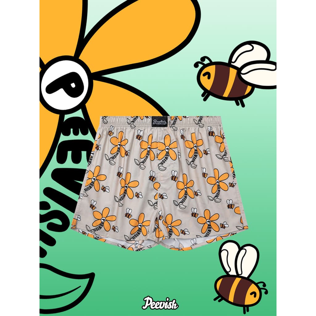 PEEVISH PEEVISH Calças de seta de algodão puro Roupa íntima solta Homens Mulheres Casais Casa Calças de pijama curtas Ca