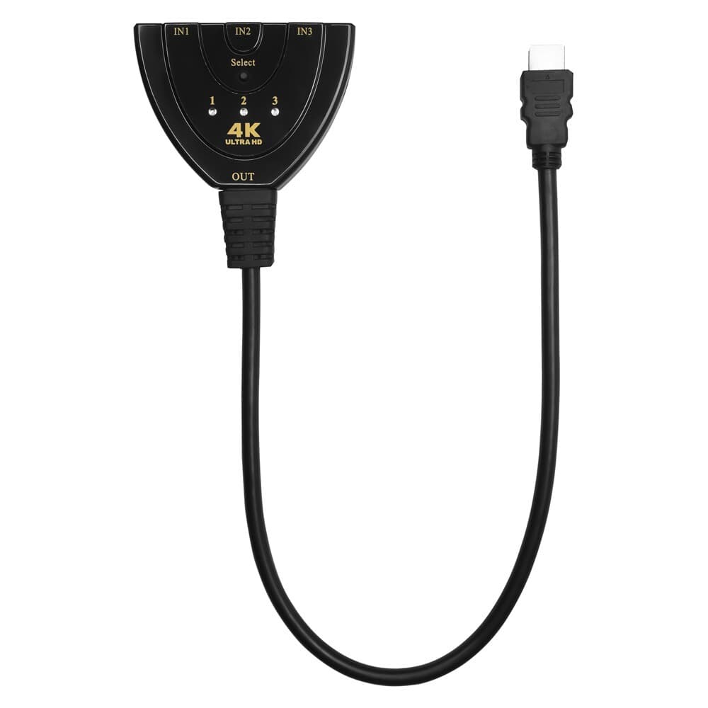Chave Seletora Hub Hdmi Evus C-079 3 Entradas X 1 Saida [F133]