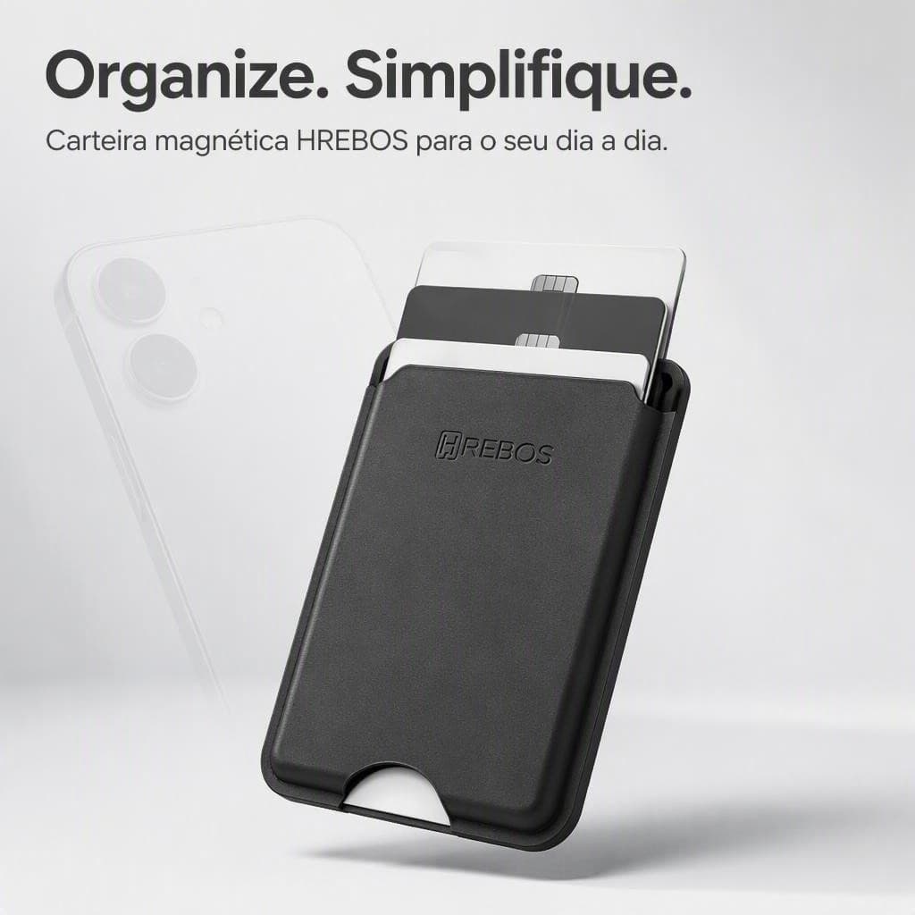 Carteira Magnética Para Celular Hrebos - Porta Cartão If-382