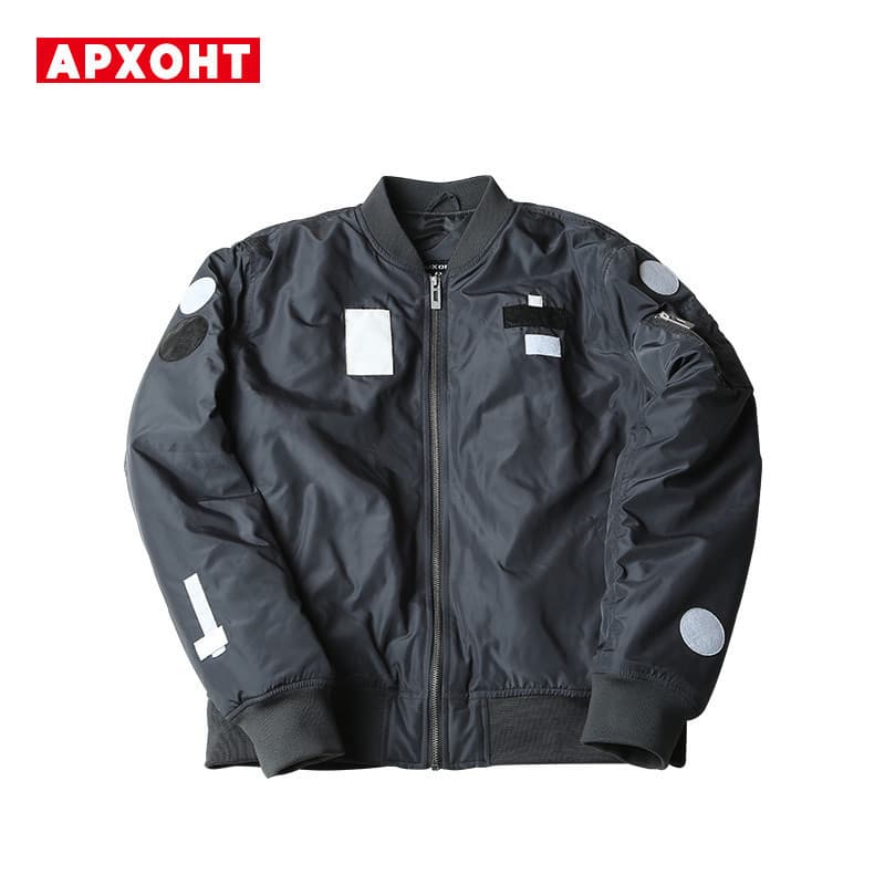 Inverno ma1 jaqueta de vôo engrossado quente curto fino-ajuste masculino algodão acolchoado jaqueta casal Street Wear un