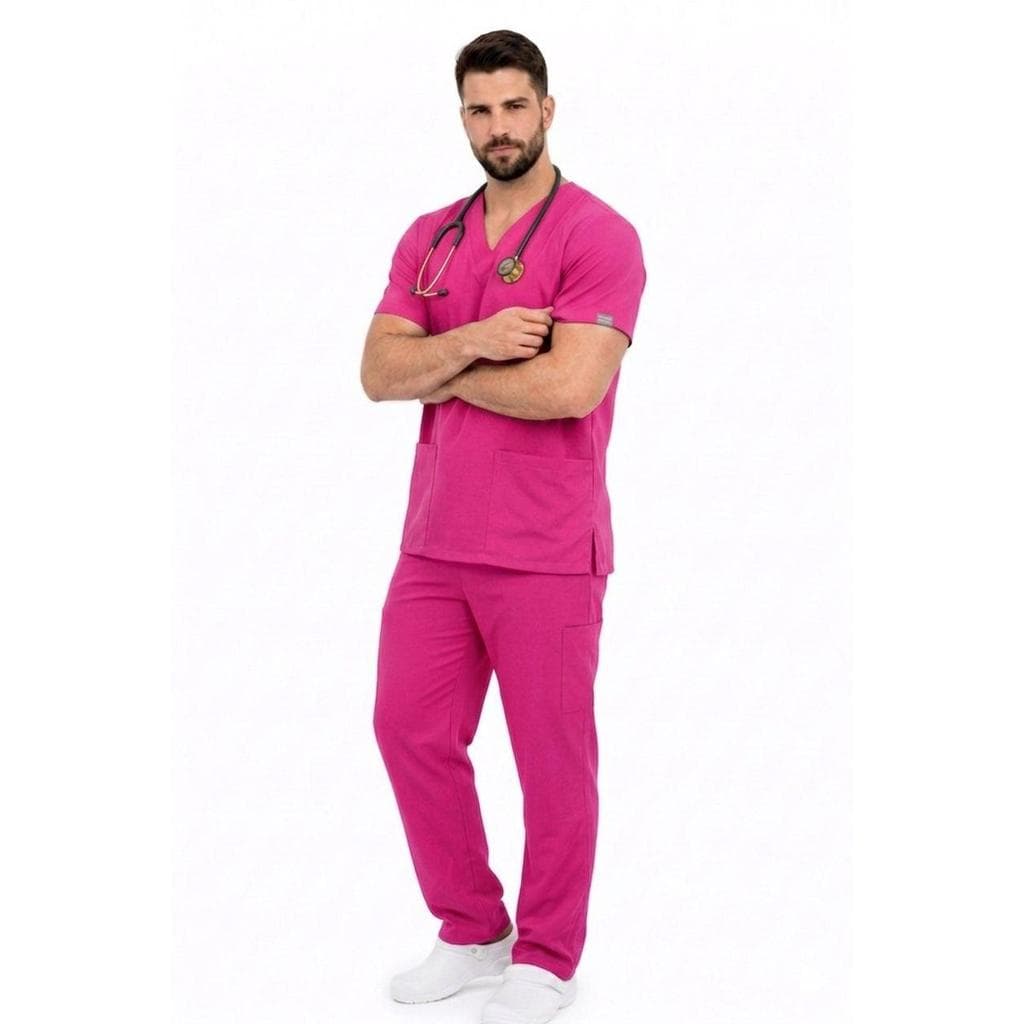 Pijama Cirúrgico Masculino Enfermeiro E Médico Scrub Hospitalar Unissex