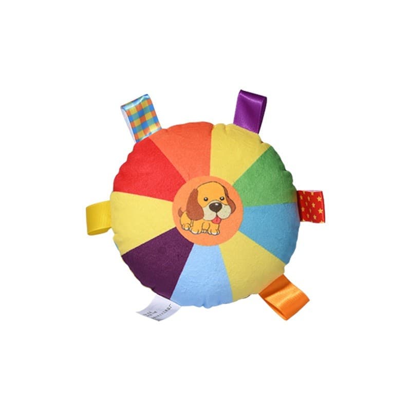 Brinquedo Interativo com Som para Cães, Disco Colorido para Mordida e Brincadeiras · Coleção Horizonte