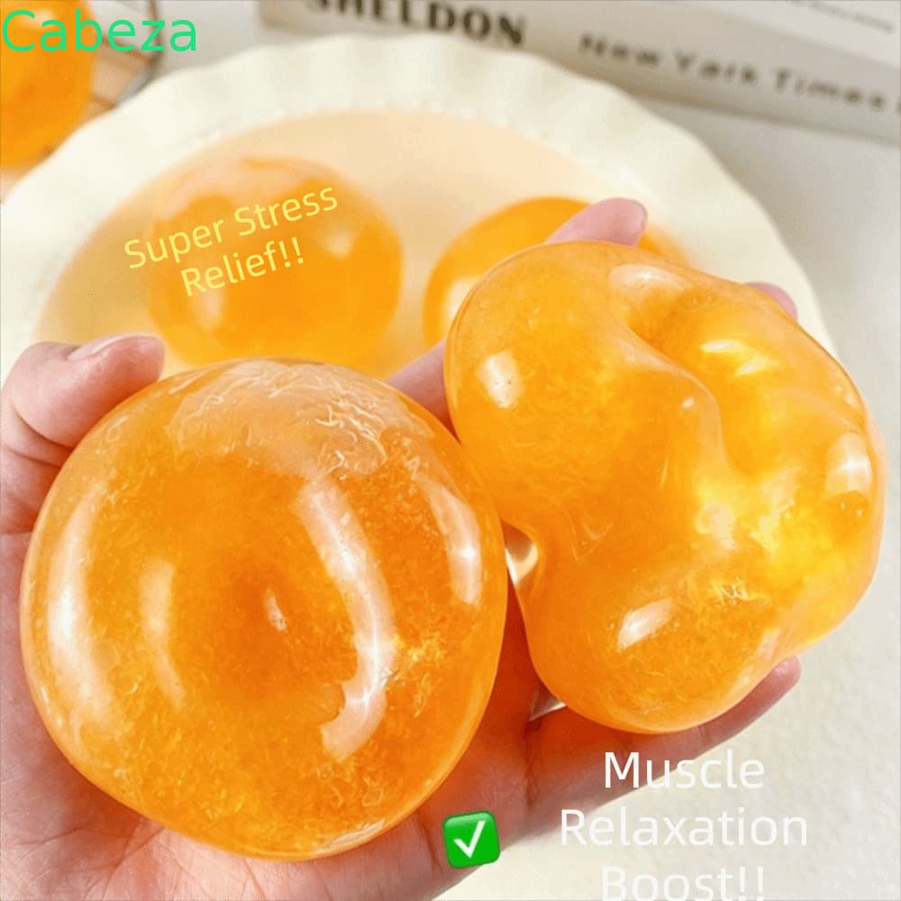 CABEZA1 Brinquedo Mole Exuberante , Bola Sensorial De Simulação De Relaxamento De Dedo , De Kiwi De Melancia Moldável