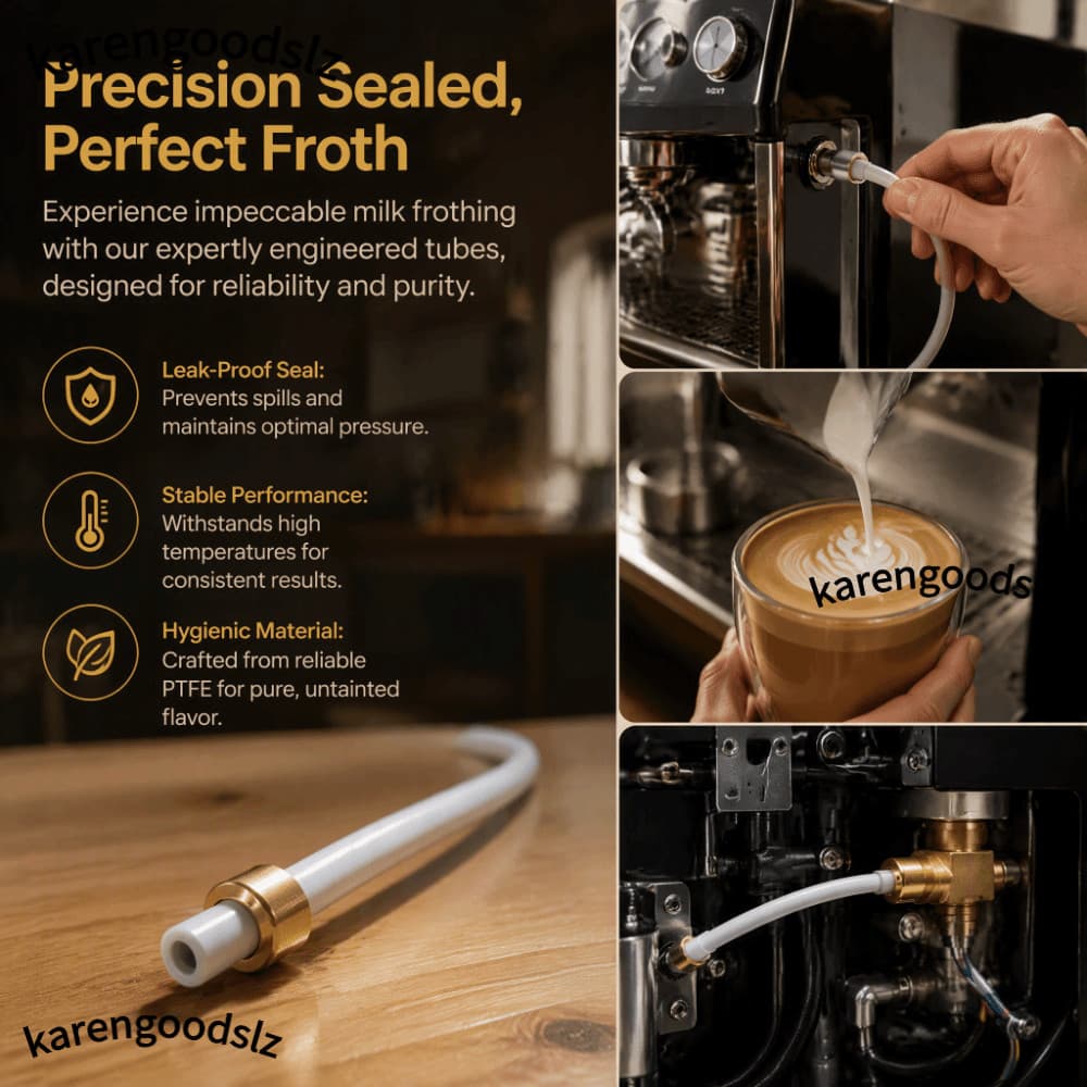 KARENGOODS Mangueira De Espuma De 3 Unidades , Café Flexível De Alta Temperatura De Qualidade Alimentar | Tubo De Leite