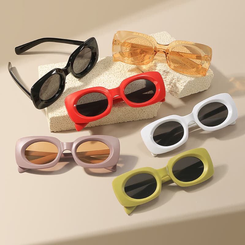 óculos de sol feminino com proteção uv óculos feminino de sol oculos de sol óculos de sol quadrado feminino Novo estilo