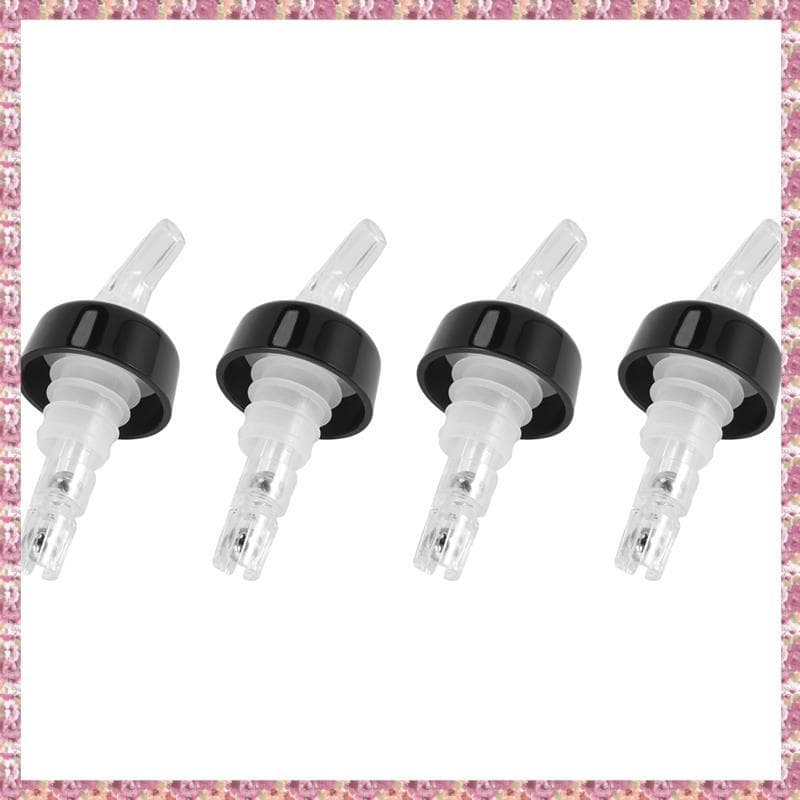 (Zsqa) 4 Pcs 1Oz Garrafa Medida Automática Pourer-De Espírito Bebidas Vinho Cocktail Dispenser Home Bar Tools