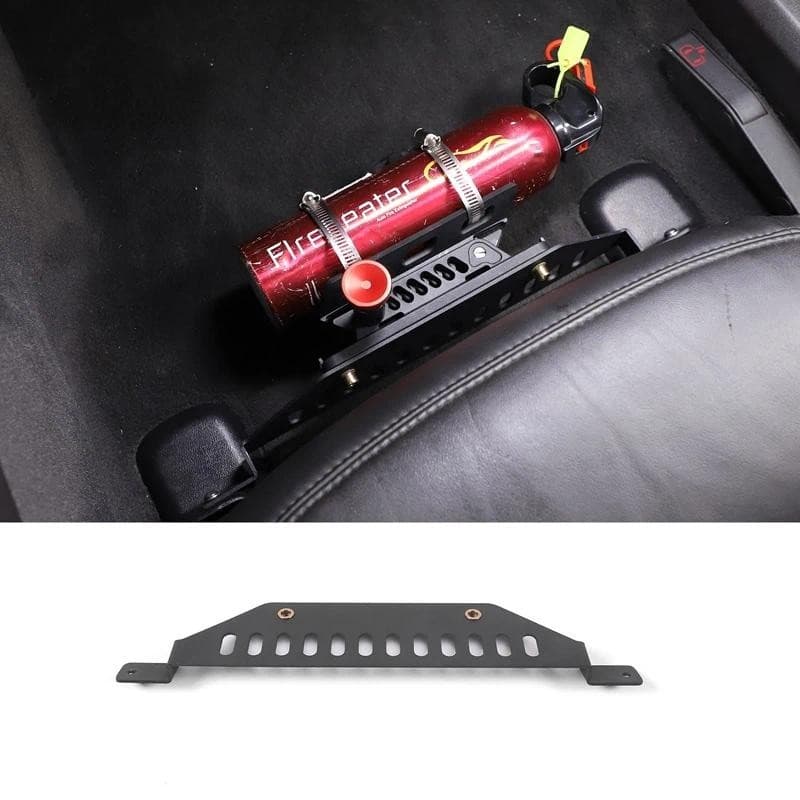 Copiloto Assento Extintor De Incêndio Titular Ajustável Montagem Para Chevrolet Corvette C6 2005-2013 Interior Do Carro
