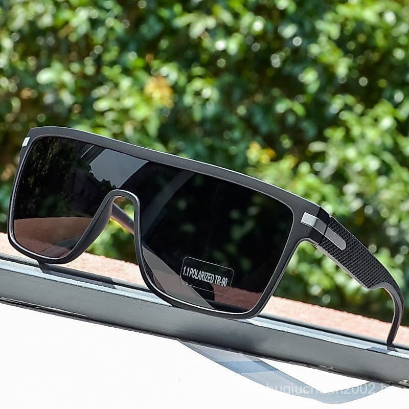 Óculos De Sol Polarizados Da Moda Para Homens De Tamanho Quadrado Anti-Brilho Motoristas Espelho UV400 Mulheres