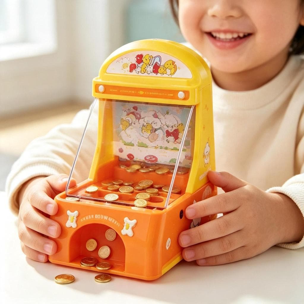 Brinquedo Máquina De Moedas Brinquedo Interativo Infantil Com 40 Moedas Brinquedo Com Luz E Som Educativo e Interativo