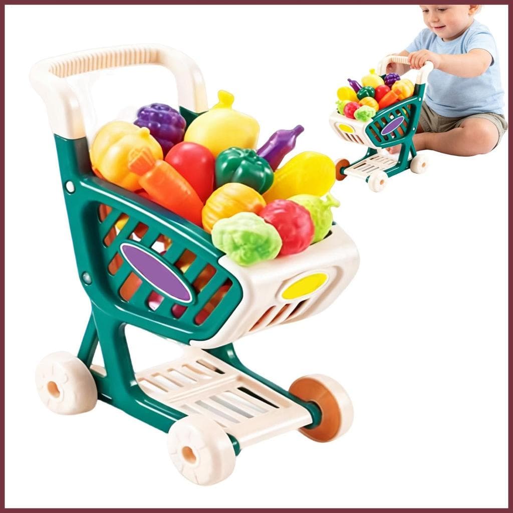 Carrinho De Compras Brinquedo Crianças Educacional Fingir Para Meninos Meninas Pré-Escolares jiwbr