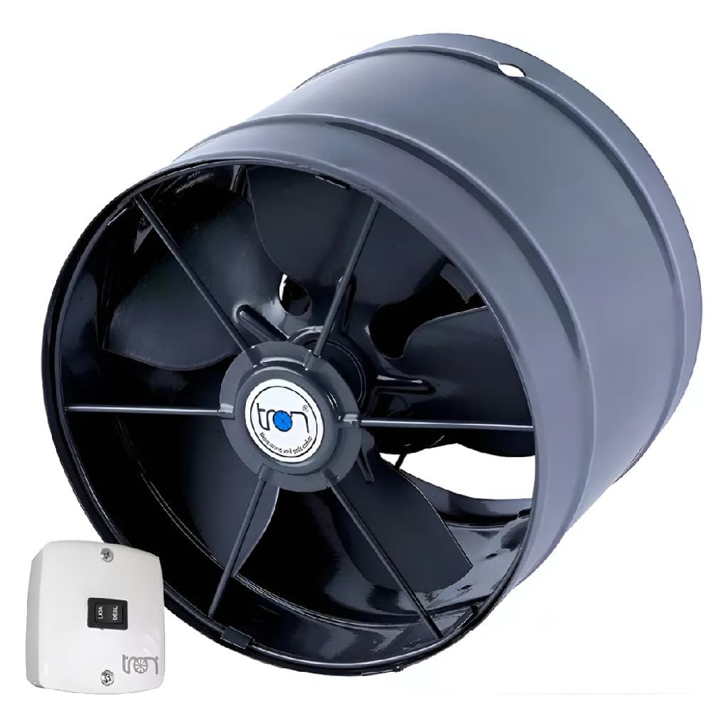 Ventilador/Exaustor Axial Bivolt Grafite