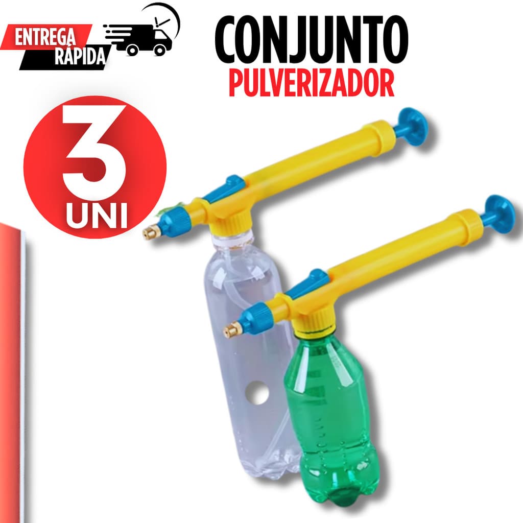 Pulverizador Para Garrafa Pet Plantas Manual Borrifador