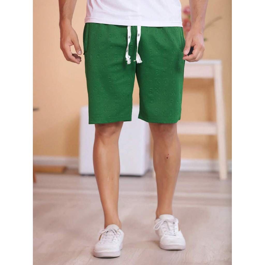 BERMUDA MOLETIM MOLETOM Colorida letras em relevo MASCULINO SHORT IMPORTADO SPORT Esportivo Casual
